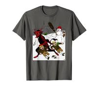 Vintage Krampus Creepy Christmas Holiday Merry Krampus T-Shirt