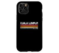 Vintage Kuala Lumpur Design Retro Malaysia Capital Souvenir Case for iPhone 11 Pro