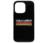 Vintage Kuala Lumpur Design Retro Malaysia Capital Souvenir Case for iPhone 13 Pro