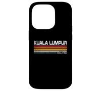 Vintage Kuala Lumpur Design Retro Malaysia Capital Souvenir Case for iPhone 14 Pro