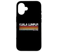 Vintage Kuala Lumpur Design Retro Malaysia Capital Souvenir Case for iPhone 16