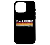 Vintage Kuala Lumpur Design Retro Malaysia Capital Souvenir Case for iPhone 16 Pro