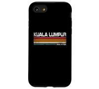 Vintage Kuala Lumpur Design Retro Malaysia Capital Souvenir Case for iPhone SE (2020) / 7/8