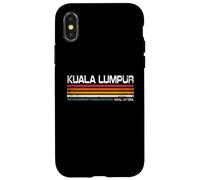 Vintage Kuala Lumpur Design Retro Malaysia Capital Souvenir Case for iPhone X/XS