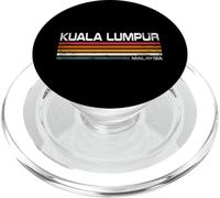Vintage Kuala Lumpur Design Retro Malaysia Capital Souvenir PopSockets PopGrip for MagSafe