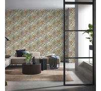 Erismann Jardin Poetry Floral Wallpaper - Green