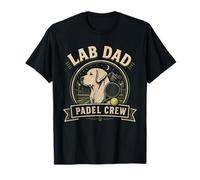Vintage Lab Dad Padel Crew Lab Dog for Men T-Shirt