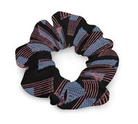Vintage Lacrosse U.S.A Flag Fashion Hair Bands Scrunchies for Women Soft Elastic Hair Ties Accessories