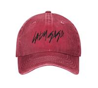 Vintage Lady Gaga Baseball Caps Unisex Style Distressed Washed Sun Cap Outdoor Summer Adjustable Fit Caps Hat