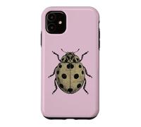 Vintage Ladybug Illustration Nature Lover Insect Art Case for iPhone 11