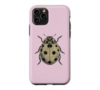 Vintage Ladybug Illustration Nature Lover Insect Art Case for iPhone 11 Pro