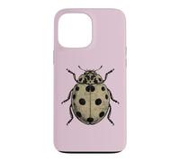 Vintage Ladybug Illustration Nature Lover Insect Art Case for iPhone 13 Pro Max