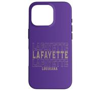 Vintage Lafayette Louisiana Case for iPhone 16 Pro