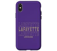Vintage Lafayette Louisiana Case for iPhone X/XS