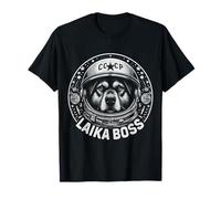Vintage Laika Boss Space Dog Tee - CCCP Soviet Pride T-Shirt