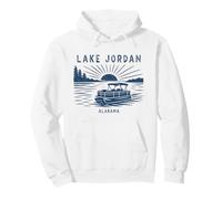 Vintage Lake Jordan Alabama Outdoors Vacation Pullover Hoodie