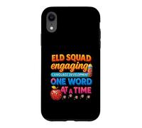 Vintage Language Development Teaching ELD Teacher Squad Case for iPhone XR