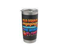 Vintage Language Development Teaching ELD Teacher Squad Stainless Steel Insulated Tumbler