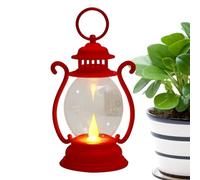Vintage Lantern - Dimmable Lamp with Authentic Flame Effect | Battery Powered Camping Lantern for Outdoor and Indoor | Weatherproof Decoration for Garden, Patio