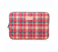 Vintage Laptop Bag 15 Inch for Women and Men, Briefcase Handbag Laptop, Waterproof, Lightweight Notebook Bag, for Student/Business/Commute/Travel,Red