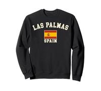 Vintage Las Palmas Spain Spanish Flag España Souvenir Retro Sweatshirt
