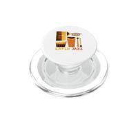 Vintage Latin Jazz Music Tee PopSockets PopGrip for MagSafe