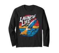 Vintage Launch Life, Atlas, Falcon, Canaveral, Boca Chica Long Sleeve T-Shirt