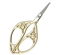 Vintage Leaf Design Left Handed Sewing Scissors, Stainless Steel Fabric Scissors for Needlework, Craft Art, Manual Sewing & DIY