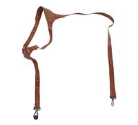 Vintage Leather Camera Shoulder Strap for Outdoor Mountaineering, Quick Release Buckle, Widened Design, Premium Materials, Stylish and Exquisite, Free Your Hands (Left Shoulder