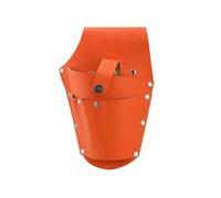 Vintage Leather Electric Drill Storage Bag Multi-Pocket Tool Waist Bag for Belt Makita Electric Wrench Electric Screwdriver(Orange)