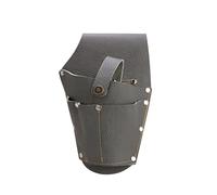 Vintage Leather Electric Drill Storage Bag Multi-Pocket Tool Waist Bag for Belt Makita Electric Wrench Electric Screwdriver(Gray)