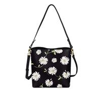 Vintage Leather Shoulder Bag - Daisy One Size