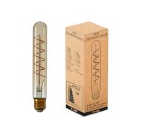 Vintage Edison LED Light Bulb 4W, E27 Screw Bulb Retro Old Fashioned LED Spiral (T185),Packaging May Vary