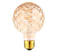 Vintage LED Edison Bulb G95 4W Dimmable LED Filament Bulb Globe Pineapple Shaped Light Bulb 2300K Warm White E27 400LM Equivalent 40W Incandescent (Pineapple)