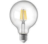Vintage LED Filament Bulb G125 (φ125mm) 8W Dimmable Decorative Large Globe LED Filament Bulb, E27 Screw Base, Warm White 2200K, 70WEquivalent, 750lm (Clear)
