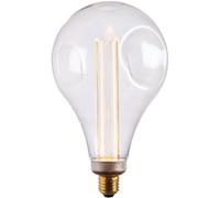 VINTAGE LED Filament Light Bulb CLEAR GLASS E27 Screw 2.5W XL 243mm Dimple Lamp