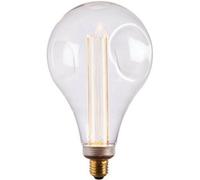 Vintage Led Filament Light Bulb Clear Glass E27 Screw 2.5W Xl 243mm Dimple Lamp