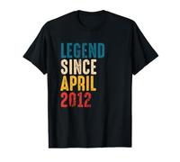 Vintage Legend Since April 2012-9 Year Old Boys Birthday Value Graphic T-Shirt