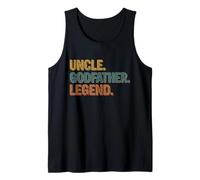 Vintage Legendary Uncle Funny Retro Gift for Best Uncles Tank Top