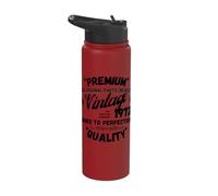 Vintage Legends Born in 1972 Stainless Steel Insulated Water Bottle