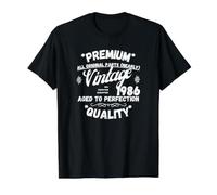 Vintage Legends Born in 1986 Value Graphic T-Shirt, Men, Black, XL