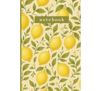Vintage Lemon Orchard Composition Notebook - College Ruled - 6" x 9" - 120 Pages