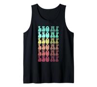 Vintage LEO AF Awesome Lion Zodiac Birthday Sign Astrology Tank Top