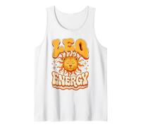 Vintage Leo Energy 70s Groovy Sunshine Astrology Zodiac Tank Top