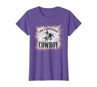 Vintage Leopard Bleached Like A Rhinestone Cowboy Horseback T-Shirt
