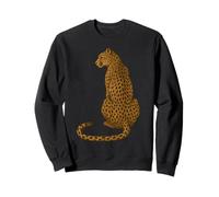 Vintage Leopard Cheetah Animal Prints Art Zookeeper Safari Sweatshirt