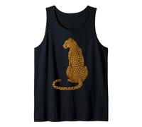 Vintage Leopard Cheetah Animal Prints Art Zookeeper Safari Tank Top