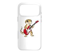 Vintage Leopard gecko Reptiles Punk Music Playing Guitar Case for iPhone 17 Pro Max
