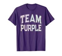 Vintage Let's Go Team Purple Competition Game Day T-Shirt