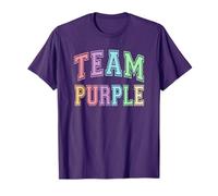 Vintage Let's Go Team Purple Spirit Week Game Summer Camp T-Shirt